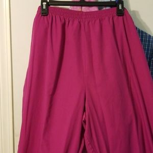 Pink scrub pants